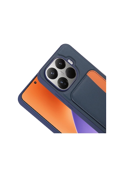 Zore 15t Pro Kılıf Kartlıklı Zore X-kart Silikon Kapak - Lacivert