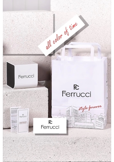 Ferrucci Function Erkek Kol Saati Çelik Kordon Çelik Kasa 3 Atm Suya Dayanıklılık Zmfer049 Çok Renkli