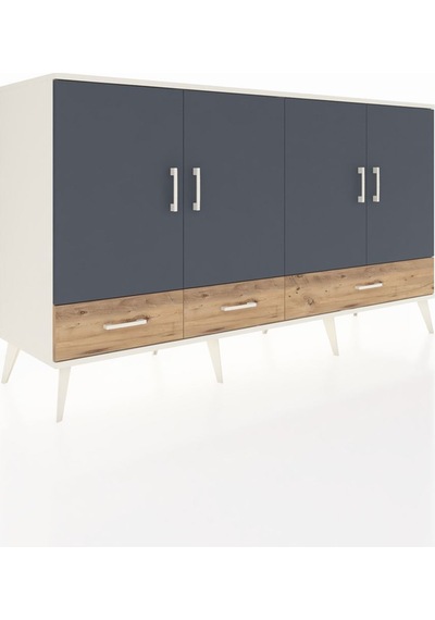 Hyperion Konsol 6 Raflı 3 Çekmeceli 4 Kapaklı 176x44x99 Aytaşı-an Aytaşı-antrasit/çam Hyperion Konsol 6 Raflı 3 Çekmeceli 4 Kapaklı 176x44x99 Aytaşı-an Aytaşı-antrasit/çam