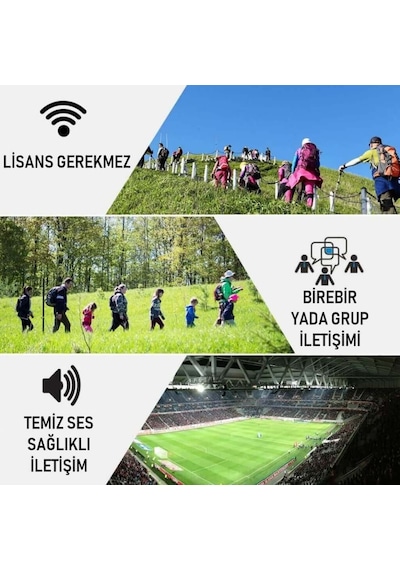 Fabrika Depo İş Operasyon El Telsizi Tekli Paket