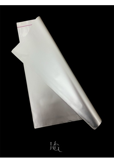 20 Adet 25x35 Cm Bantlı Metalize Lüks Hediye Paketi Poşeti, Hediye Poşeti 25x30+5 Cm, Gümüş