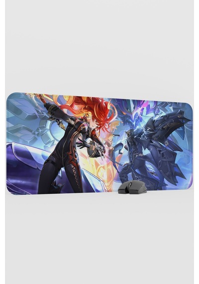 Capitano Genshin Impact Anime Oyuncu V5 - 90x40 Xxl Gaming Mouse Pad Fare Altlığı