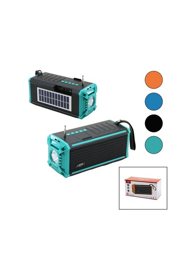 J-ipok P-520 Hasuba Hs-293 Fenerli Solar Panelli - Usb Şarjlı Bluetooth Fm Radyo Mp3 Usb - Tf Player 8w 5570