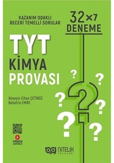 Nitelik Yks Tyt Kimya Provası 32 X 7 Deneme Yeni