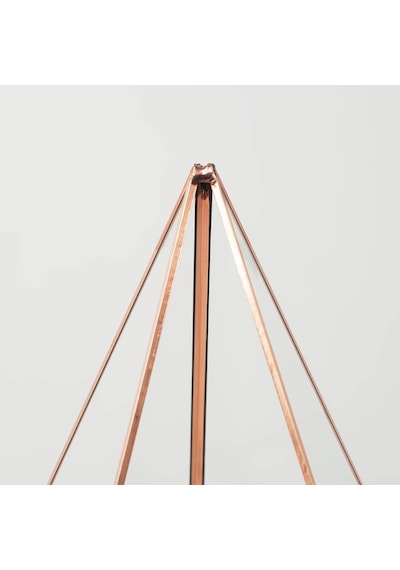 26x21x21cm Bakır Rose Gold Geometrik Teraryum Cam Fanus Aksesuar Çikolata Kutusu