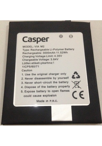 Casper A.Ş. Via M2 Batarya Pil ℅100 Casper Aş. Ürünüdür
