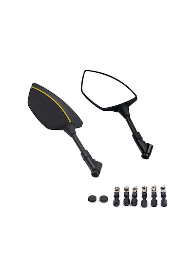 Premium Universal Motosiklet Aynası Sarı Obak