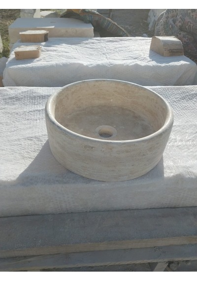 Tiravertan Mermer Lavabo