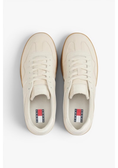 Tommy Hilfiger The Greenwıch Textıle Kadın Bej Sneakers - En0en02805