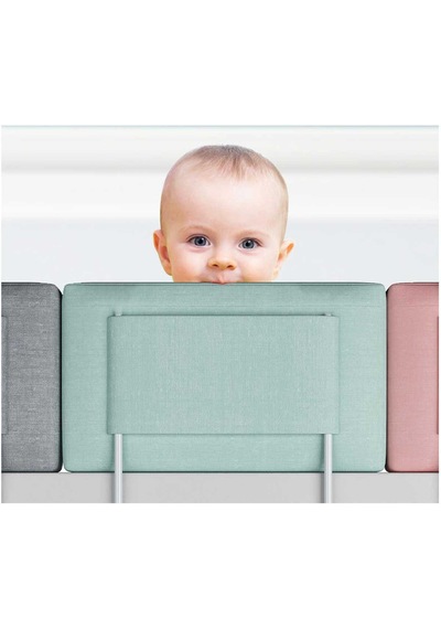 150 Cm Serenty Plus Yatak Bariyeri Bebek Ve Çocuk Korkuluğu Yeşil