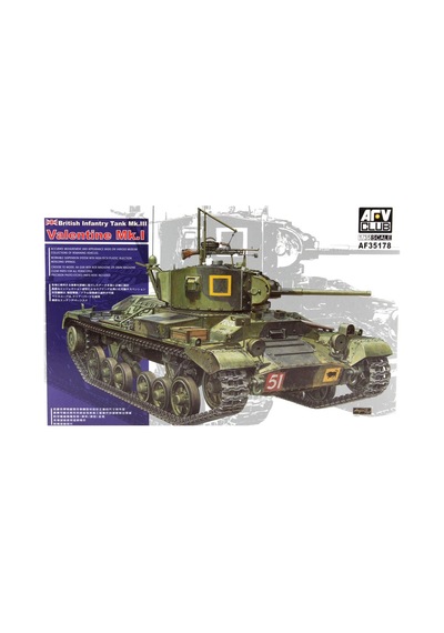 1/35 British Infantry Tank Mk.ııı Valentine Mk.ı Tank Maketi, Afv Club 35178