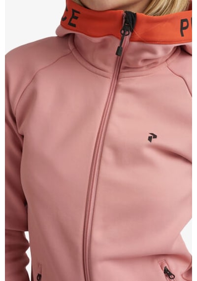 Peak Performance W Rider Mid Zip Hood Kadın Pembe Softshell Mont G78879040-30192 Pembe