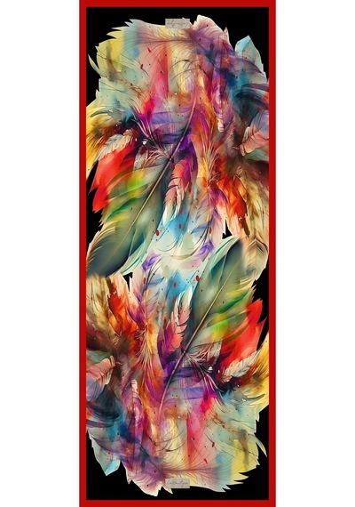 La Boutique Özel Seri Şal 2119-07 70x190 Renkli