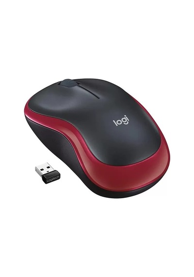 Logitech M185 Kablosuz Kırmızı Mouse -