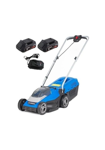 Hyundai HYM33LI Akülü Çim Biçme Makinesi + 2.0 Ah Akü 2 Adet + Şarj Cihazı