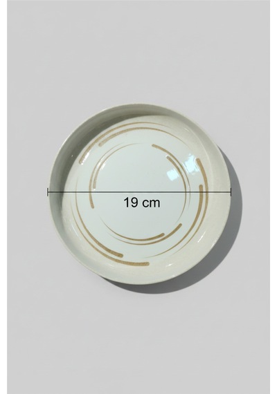 6'lı Toledo Kase 19cm Dijital Costa Rinart Krem