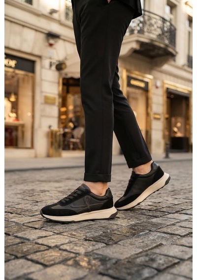 Fort Noka Cameron Anatomik Rahat Sneaker Erkek Spor Ayakkabı Siyah