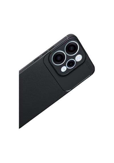 Cosmotex Newface Oppo Reno 15 Auto Focus Karbon Kapak - Siyah