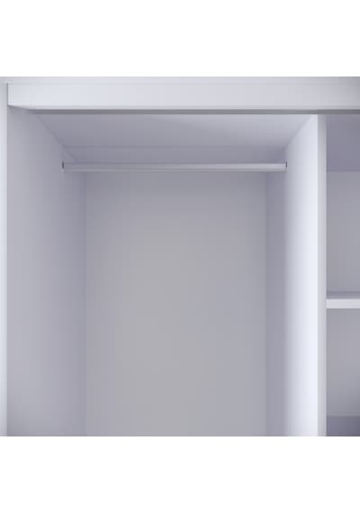 Pasific Home Martin 2 Kapaklı Gardırop Elbise Dolabı Parlak Beyaz