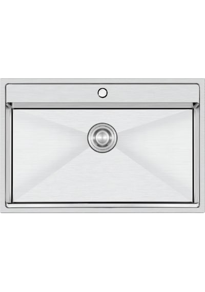 Crauf Poli 6303 Pvd Inox Tek Gözlü 51x78 Cm Paslanmaz Çelik Mutfak Eviyesi Inox