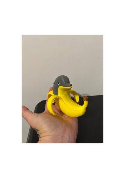 Bananito Dolfinito Sağlıklı Petg Malzemeden Üretilmiş 3d Figür