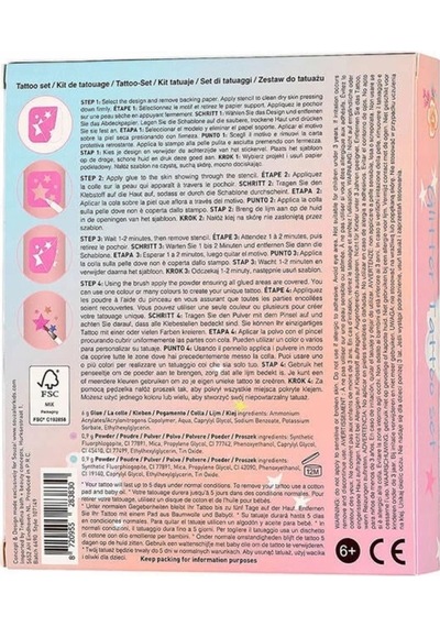 Pırıltılı Dövme Seti - Unicorn