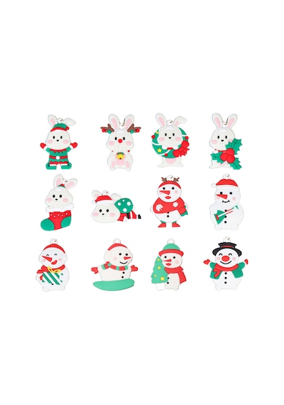 Gingerbread Man Toodent Süsler Noel Partisi Dekorasyonları İçin Solma Ve İyi Esneklik Yok E