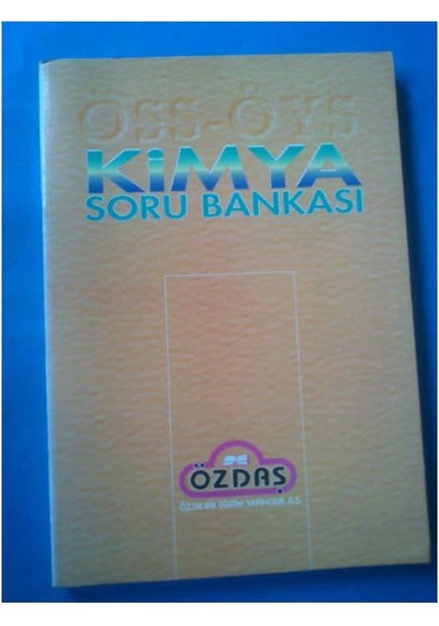 Öss-Öys Kimya Soru Bankası 1997 Yılı Basım
