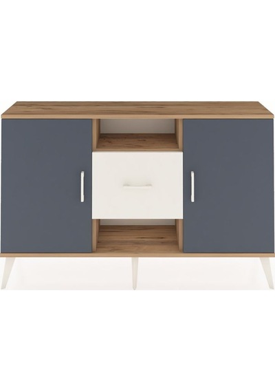 Arges Konsol 3 Raflı Tek Çekmeceli 2 Kapaklı 132x30x83 Çam-antrasit/aytaşı Antrasit/aytaşı Arges Konsol 3 Raflı Tek Çekmeceli 2 Kapaklı 132x30x83 Çam-antrasit/aytaşı Antrasit/aytaşı