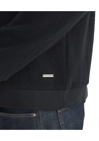 Yargıcı Regular Bisiklet Yaka Uzun Kol Sweatshirt 25kesw9006x 001 Siyah