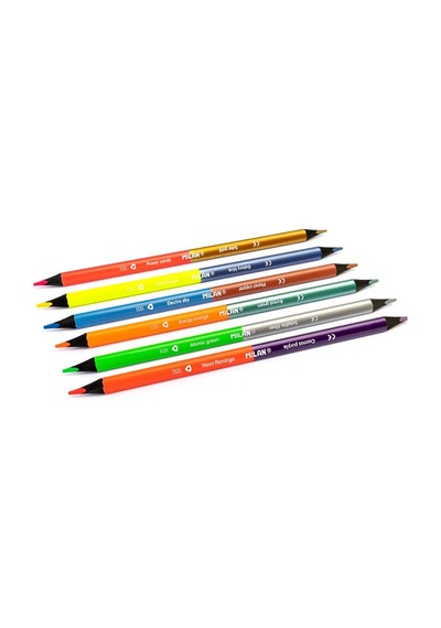 Mılan 07123306 Metalık Çift Uçlu Kuru Boya 6lı