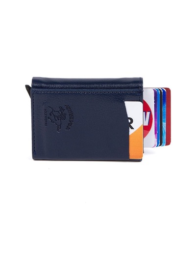 Newish Polo Erkek Mekanizmalı Kartlık Ve Cüzdan New145 - Lacivert