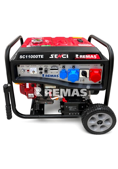 Senci Sc 11000 Te Dual 11 Kva Monofaze - Trifaze Benzinli Jeneratör