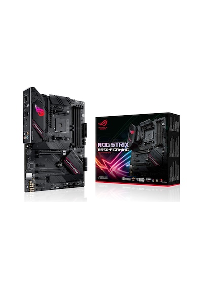 Asus Rog Strix B550-f Oyun Anakartı Soketi Am4 Atx, Ryzen, Pcıe 4.0, Intel 2,5 Gbit/s Ethernet, Soğutucularla 2x M.2, Sata 6 Gbit/s, Usb 3.2 Gen 2, Aura Sync