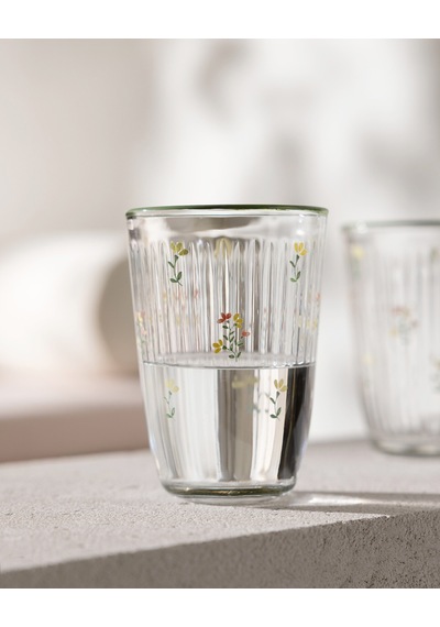 Ravenna-little Bloom 4'lü Meşrubat Bardağı Seti - Yeşil - 395 Ml 8684427334614 Çok Renkli
