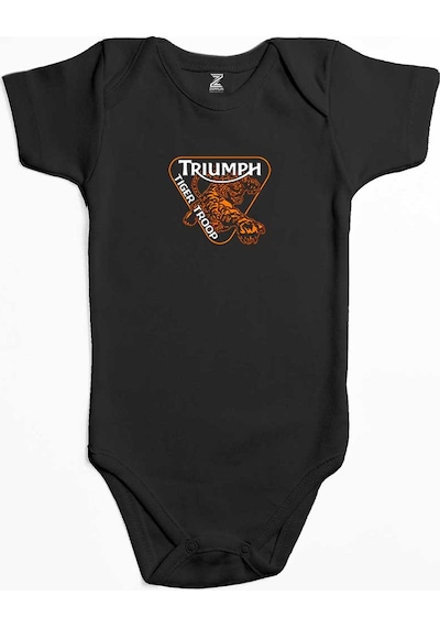 Zepplin Giyim Triumph Tiger Troop Pembe Bebek Body Zıbın