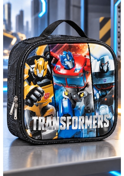 Transformers Optimus Prime Cybertron Beslenme Çantası Çocuk Okul Yemek Çantası 22x22x10 Cm Çok Renkli