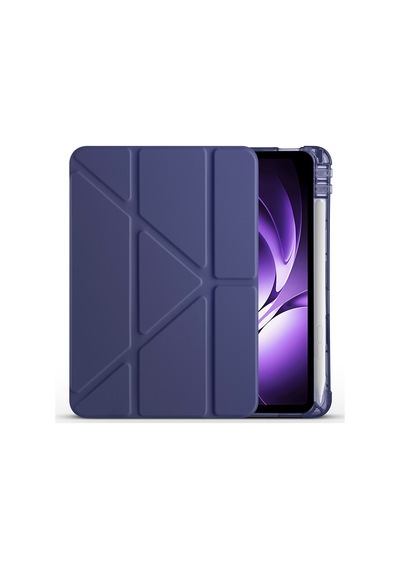 Xiaomi Redmi K Pad Kılıf Zore Tri Folding Kalem Bölmeli Standlı Kılıf Arka Kapak