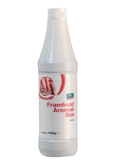 Aro Topping 1 Kg Frambuaz Sos - Pastacılık Ve Tatlılar İçin 5'li Avantaj Paketi - 5 Adet Tarı