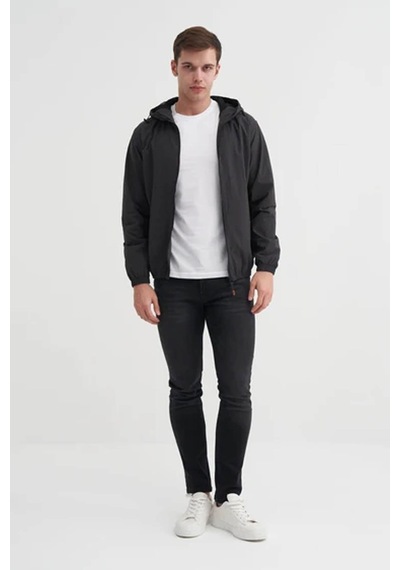 Cazador Basic Regular Fit Antrasit Erkek Mont 10200