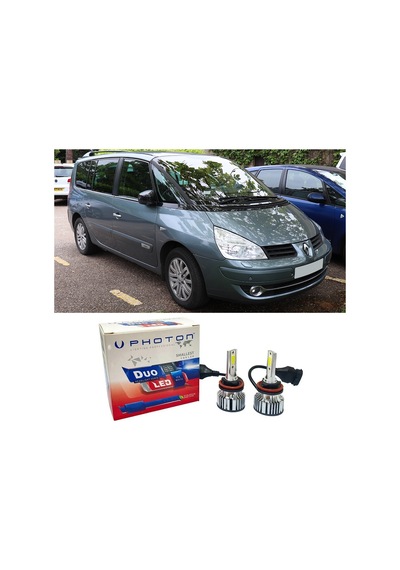 Renault Espace Sis Far Ampulü H16 Duo Yeni Seri Beyaz 2002-2014