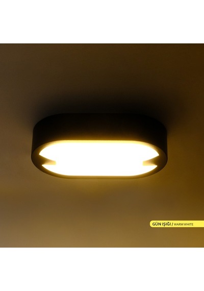 ACK 15W LED Duvar Armatürü 3000K Günışığı Bahçe Aydınlatması Diğer