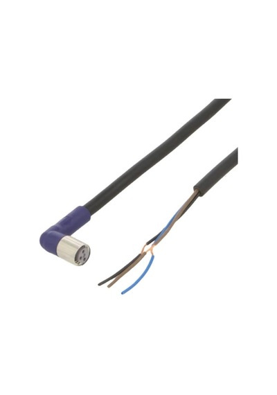 Omron Xs3f-lm8pvc3a5m M8 Açılı Soketli Sensör Kablosu 5m