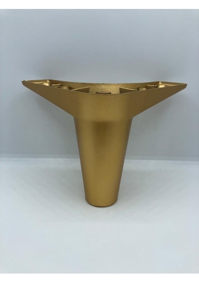 Karakoçaksesuar Plastik, 12x11x11 Cm Riva,Gold Koltuk,Baza,Mobilya Ayağı (4 Adet)
