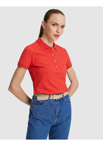 Pierre Cardin Kadın Kırmızı Tişört Basic 50325456-vr030