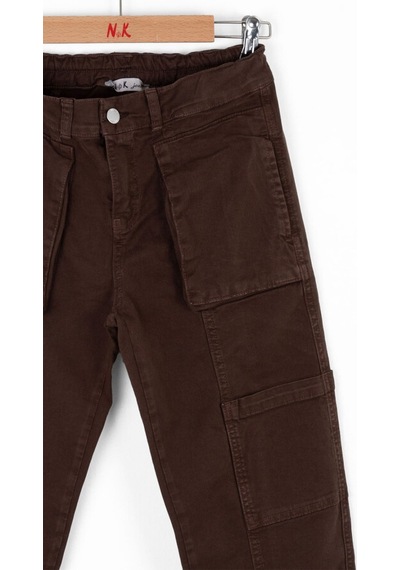 Xo Kids Kız Çocuk Pantolon 10-16 Yaş 57701 Kahverengi