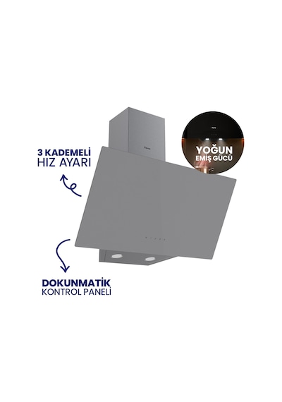 Flowart Digital QBL63CPR+SS208+D079 Beyaz Cam Ankastre Set