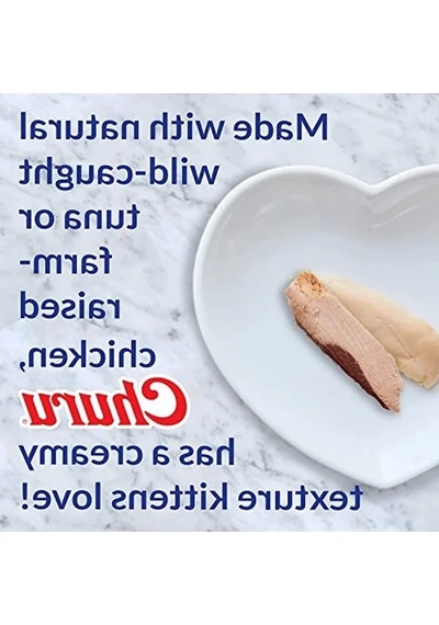 Tahılsız Kedi İkramı - Kremalı Ton Balığı, 4 Tüp, 0.5 Oz
