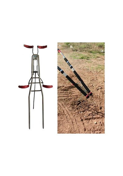 2 Kamışlı Ayarlanabilir Metal Kamış Ayağı