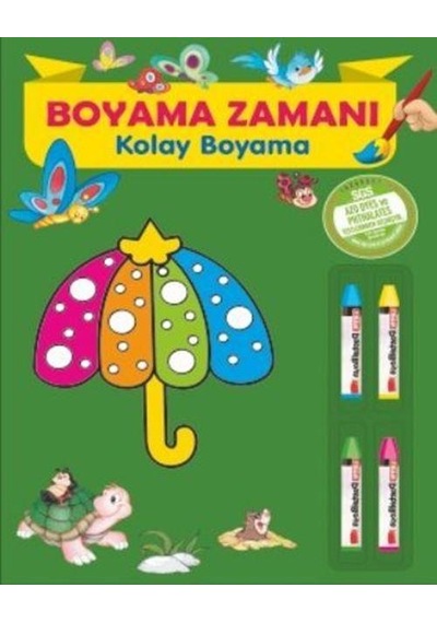 Boyama Zamanı: Kolay Boyama - Kolektif - Parıltı Yayınları